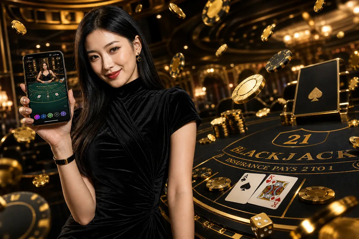 i7mm Live Baccarat Table ကစားနေသောမြင်ကွင်း
